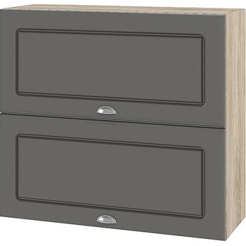 ИРИМ Горен кухненски шкаф Сити АРФ-Цимент мат-06-12 80 см