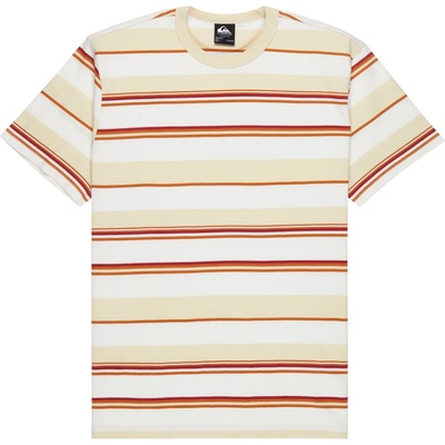 Quiksilver Мъжка тениска Quiksilver Lekoni Stripe S/S Tee T-shirt - Bone White Lekoni Stripe - размер M (216-8984-0112)