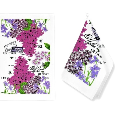 Bellatex UT/201 levandule 40 x 60 cm 2ks růžová, fialová