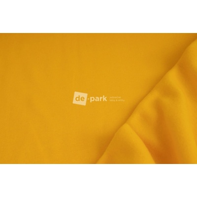 de-park Počesaná teplákovina silná - žlutá - 125