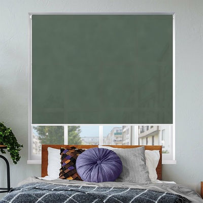 FOA Látková roleta, STANDARD, Tmavo zelená, LE 118 32 x 150 cm