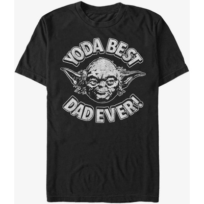 Zoot.Fan pánské tričko Star Wars Yoda Best Dad černé