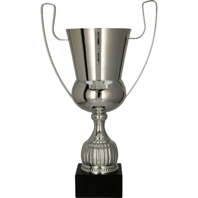 PUCHARY Pohár kovový stříbrný 53 cm 18 cm
