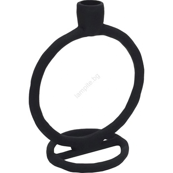 EGLO 422019 - Свещник NUMAZU 19x15, 5 см черен (EG422019)