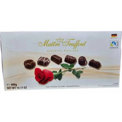 Maitre Truffout Assorted Pralines bílá mix 180 g