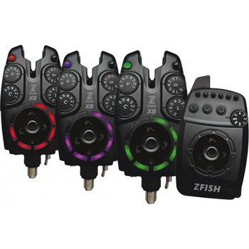 ZFISH Sada Hlásičů Bite Alarm Set Zx8 PRO 3+1