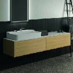 Ideal Standard Долен шкаф Ideal Standard Atelier Conca, светло дъбово покритие, 2 чекмеджета, 200 см (T3987Y6)