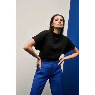 Moodo Елегантна черна блуза с широки ръкави Moodo Moodo | Cheren | ЖЕНИ | XS