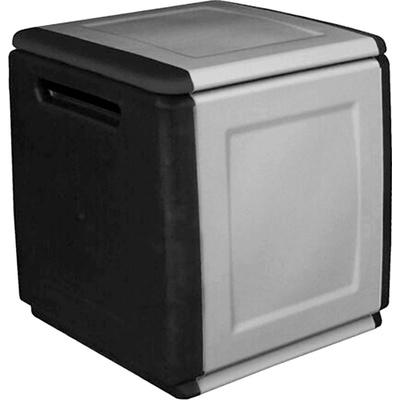 ArtPlast Box 54 x 53 x 57 cm 130 l tmavě šedá / černá – Zboží Dáma