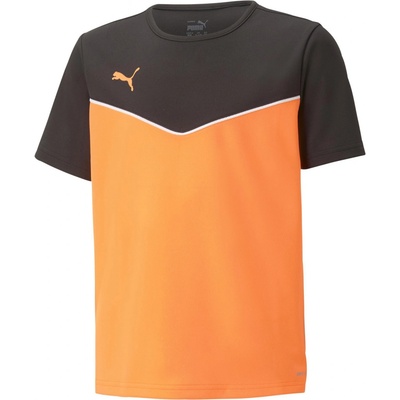 Puma Individual Rise Jersey JR oranžové čierna biele