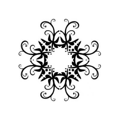 Mandala plastová šablona 010 C 14,5x14,5cm – Zboží Dáma