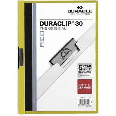 DURABLE Клипборд DURABLE Duraclip A/4 до 30 листа зелен 220005 (220005)