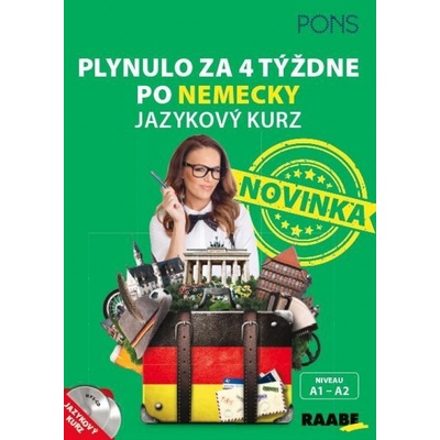 Plynulo za 4 týždne po nemecky-Pons-jazykový kurz+ 2CD