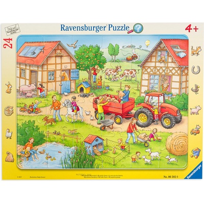Ravensburger Пъзел Ravensburger от 24 части - Моята малка ферма (6582)