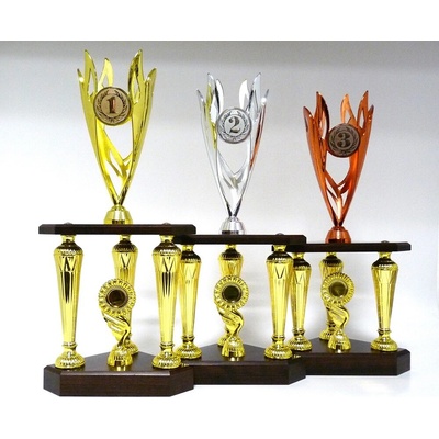 VIZINGR Sloupková trofej s pořadím X63-P400.01 Emblém MINI 2,5cm