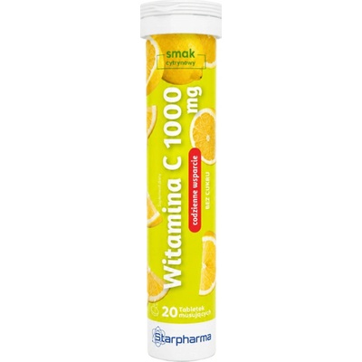 Starpharma Vitamín C 1000 mg 20 šumivých tabliet
