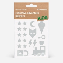 Bookman Adventure Reflexní samolepky na kolo Bílá
