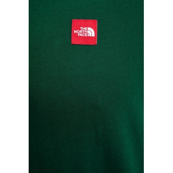 The North Face Памучна тениска The North Face Redbox в зелено с изчистен дизайн NF0A8EG51KI1 (NF0A8EG51KI1)