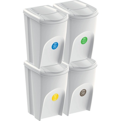 Prosperplast SORTIBOX 4 x 35 l popolavý