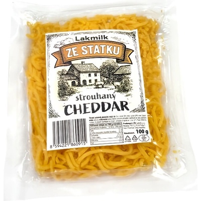 Lakmilk Cheddar strouhaný 100 g