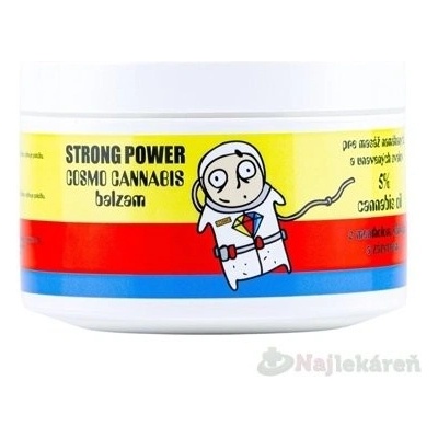 Strong Power Cosmo Cannabis Balzam s mentolom, gáfrom a zázvorom 250 ml