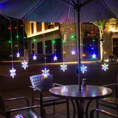 ISO 11323 Svetelný záves hviezdy 138 LED 31V multicolor