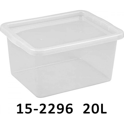 PLAST TEAM Plastový úložný box Basic Box 20 l