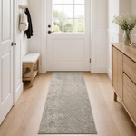 vidaXL Килим Бежово 80 x 250 cm 100% полиестер 3 mm Пере се (42041639)