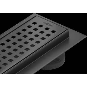 Mexen Flat 360° M08 въртящ се линеен сифон 60 см, черен - 1725060-40 (1725060-40)