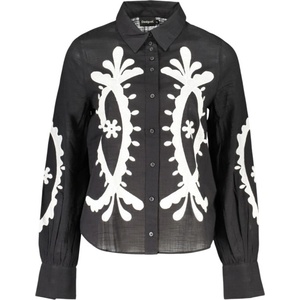 Desigual Дамска риза с дълги ръкави desigual, Размер s, Цвят Черен (26swcw08_ne2000)