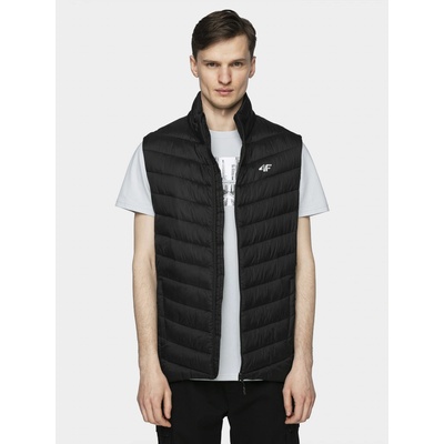 4F H4L21-KUMP001 pánska vesta Deep black