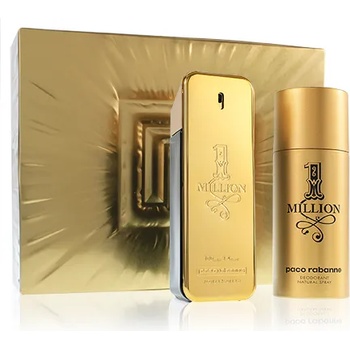 Paco Rabanne 1 Million подаръчен комплект Man Eau de Toilette 100 ml + дезодорант 150 ml