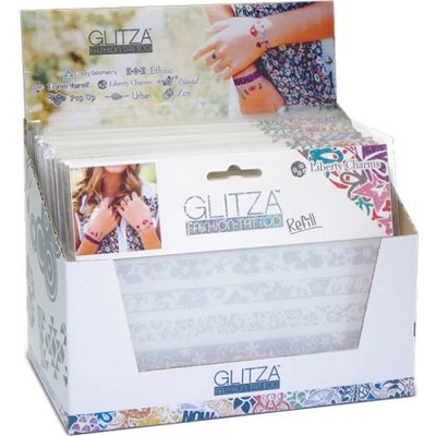 KNORRTOYS GLITZA Refill set GLITZA Náhradní sada tetování Design CRAZY GEOMETRY