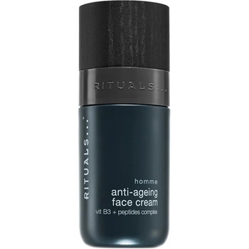 RITUALS Homme Anti-Ageing Face Cream Vit B3 + Petides Complex дневен крем против бръчки за всеки тип кожа за мъже 50 мл