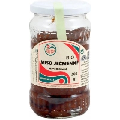 SUNFOOD BIO miso jačmenné nepasterizované 300 g