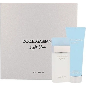 Dolce & Gabbana Light Blue EDT 25 ml + telový krém 50 ml darčeková sada