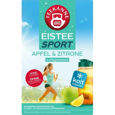 TEEKANNE Ice Tea Sport Apple Lemon with Magnesium 18 dvoukomorových sáčků