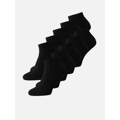 Jack and Jones Мъжки чорапи Jack and Jones 10 Pack Quarter Socks Mens - Black