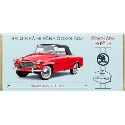 Choco Pola Škoda Felicia, typ 994, Červená mléčná čokoláda 100 g