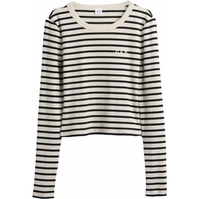 GAP V-JPN LS RIB TEE bílá