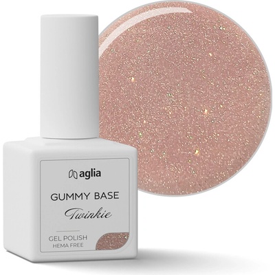 AGLIA GUMMY BASE Twinkie podkladový gel lak 15 ml