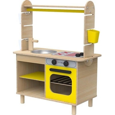 Дървена мини кухня