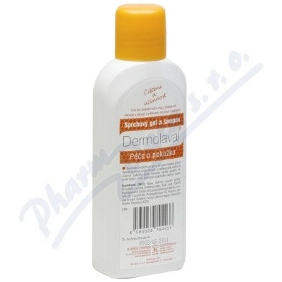Inamed Dermolaval sprchový gél a šampon pH 55 Medová péče 200 ml