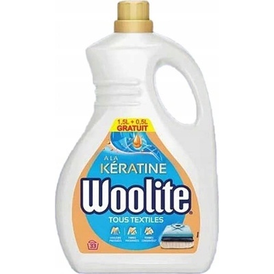 Woolite Keratin Tekutý prací prostředek na tmavé a černé prádlo 2 l 33 PD
