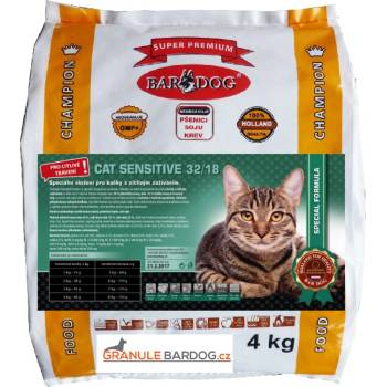Bardog Cat Sensitive 32/18 4 kg
