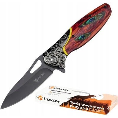 Foxter Zatvárací záchranársky/lovecký nôž zdobený 20 cm