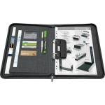 WEDO Папка за конференции, А4, полиестер, 2 пръстена, WEDO "College", сива 058352412 (058352412)