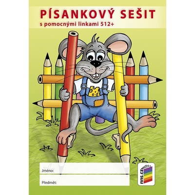 Písankový sešit s pomocnými linkami 512+