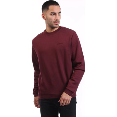 Lyle & Scott Поларена блуза Lyle and Scott Brushback Fleece Crew Neck Sweatshirt - Red