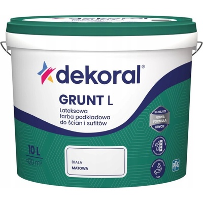 Dekoral Grunt L Latexová základní barva na stěny a stropy 10L